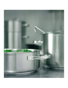 SERIE 1000: vendita online CASSERUOLA BASSA 2 MANIGLIE SERIE 1000 Ø 36 CM IN ACCIAIO INOX PADERNO in offerta 2