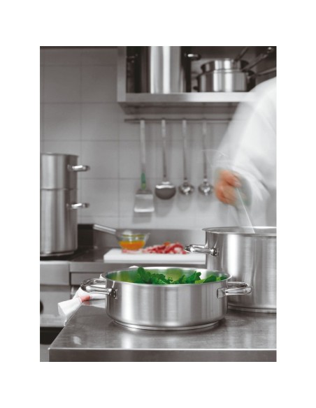SERIE 1000: vendita online CASSERUOLA ALTA 2 MANIGLIE SERIE 1000 Ø 32 CM IN ACCIAIO INOX PADERNO in offerta