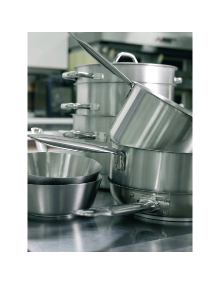 SERIE 1000: vendita online CASSERUOLA BASSA 1 MANICO Ø 20 CM SERIE 1000 IN ACCIAIO INOX PADERNO in offerta