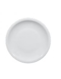 ROMA PIATTO PIANO 26 CM BIANCO SATURNIA