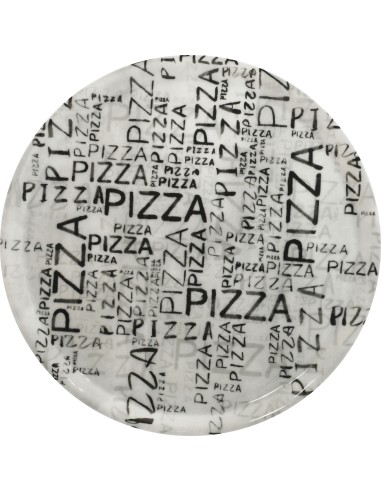 PIATTI PIZZA: vendita online NAPOLI WHITE BLACK PIATTO PIZZA CM.33 in offerta