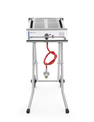 BARBECUE: vendita online GRIGLIA COTTURA RIPIEGABILE GPL XENON PRO KW.7,5 HENDI in offerta