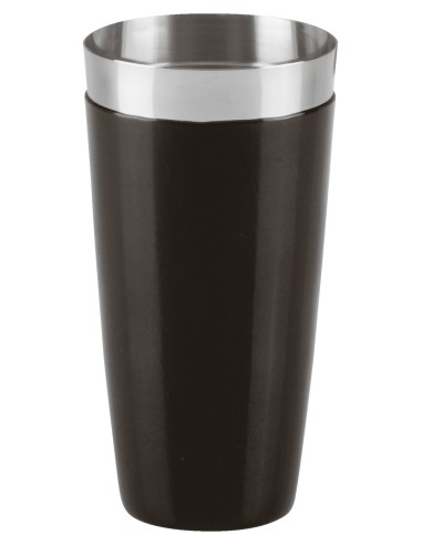 BOSTON SHAKER CL.83 INOX VINILE NERO Ø9X18CM