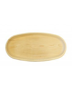 VASSOIO OVALE IN LEGNO 20 X 40 09870