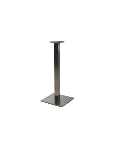 BASE TAVOLO BAR 645655 ACCIAIO 45X45X108CM GRIGIO METALLIZZATO