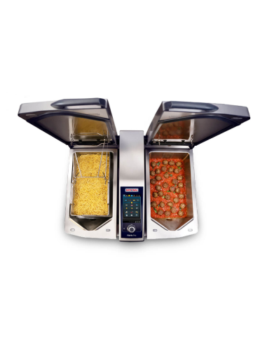 COTTURA PROFESSIONALE: vendita online SISTEMA DI COTTURA PROFESSIONALE IVARIO 2-XS 2 VASCHE 2X17 LITRI KW.14 V.400 RATIONAL i...