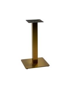 BASI TAVOLO: vendita online BASE TAVOLO JAMIE VACCHETTI 40 X 40 ALTEZZA 72 CM ORO IN ACCIAIO in offerta