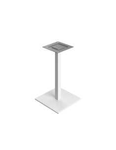 BASI TAVOLO: vendita online BASE TAVOLO SAPONETTA BIANCO RAGGRINZITO NITESCO IN METALLO ALTEZZA 73 CM PER INTERNO in offerta
