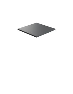 PIANI ACCIAIO: vendita online PIANO TAVOLO IN ACCIAIO 60 X 60 CM NERO NITESCO in offerta