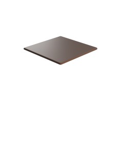 PIANI ACCIAIO: vendita online PIANO TAVOLO IN ACCIAIO 70 X 70 CM RUGGINE NITESCO in offerta