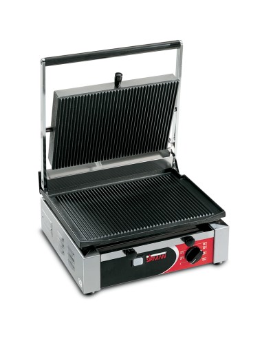 PIASTRE COTTURA: vendita online PIASTRA PANINI PROFESSIONALE CORT LR 2100W MM.380X435X235H SIRMAN in offerta