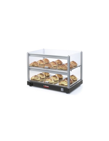 VETRINE: vendita online VETRINETTA BRIOCHES CALDA 2 RIPIANI MAX 70 C 450W VISTA CUBE P2 HOT SIRMAN in offerta