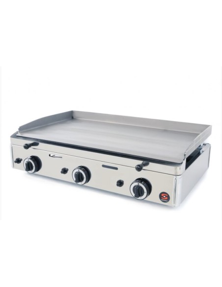 PIASTRE COTTURA: vendita online PIASTRA A GAS IN ACCIAIO MM.6 SPG-801 CON 3 BRUCIATORI 8250W SAMMIC in offerta