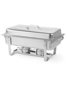 SCALDAVIVANDE: vendita online CHAFING DISH KITCHEN LINE GN 1/ 1 LT.9 IN ACCIAIO INOX MM.600X358X295H HENDI in offerta