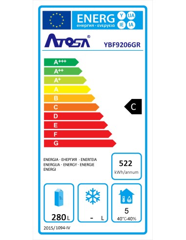 ARMADI FRIGO ACCIAIO: vendita online ARMADIO FRIGO PROFESSIONALE ATOSA - 410L - ACCIAIO INOX -2°+8°C in offerta