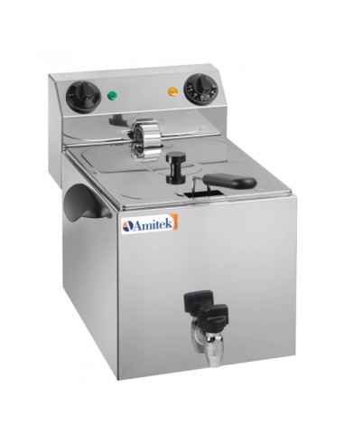 FRIGGITRICI: vendita online FRIGGITRICE ELETTRICA FC10 LT.10 W.3500 IN ACCIAIO INOX - AMITEK in offerta