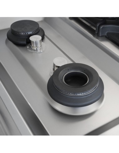 COTTURA PROFESSIONALE: vendita online QUEEN 9 Q90PCV/G8003 CUCINA 4 FUOCHI POTENZIATA GAS SU VANO KW.29,2 in offerta