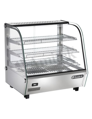 VETRINE: vendita online VETRINETTA CALDA AK120EC 1100W 680X570X670H 3 RIPIANI AMITEK in offerta
