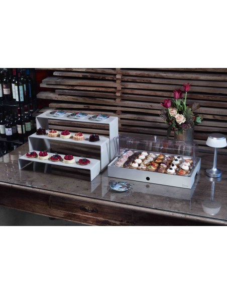 CALEIDO: vendita online ALZATA BASSABURRO CALEIDO 8,5 CM IN ACCIAIO PINTINOX in offerta