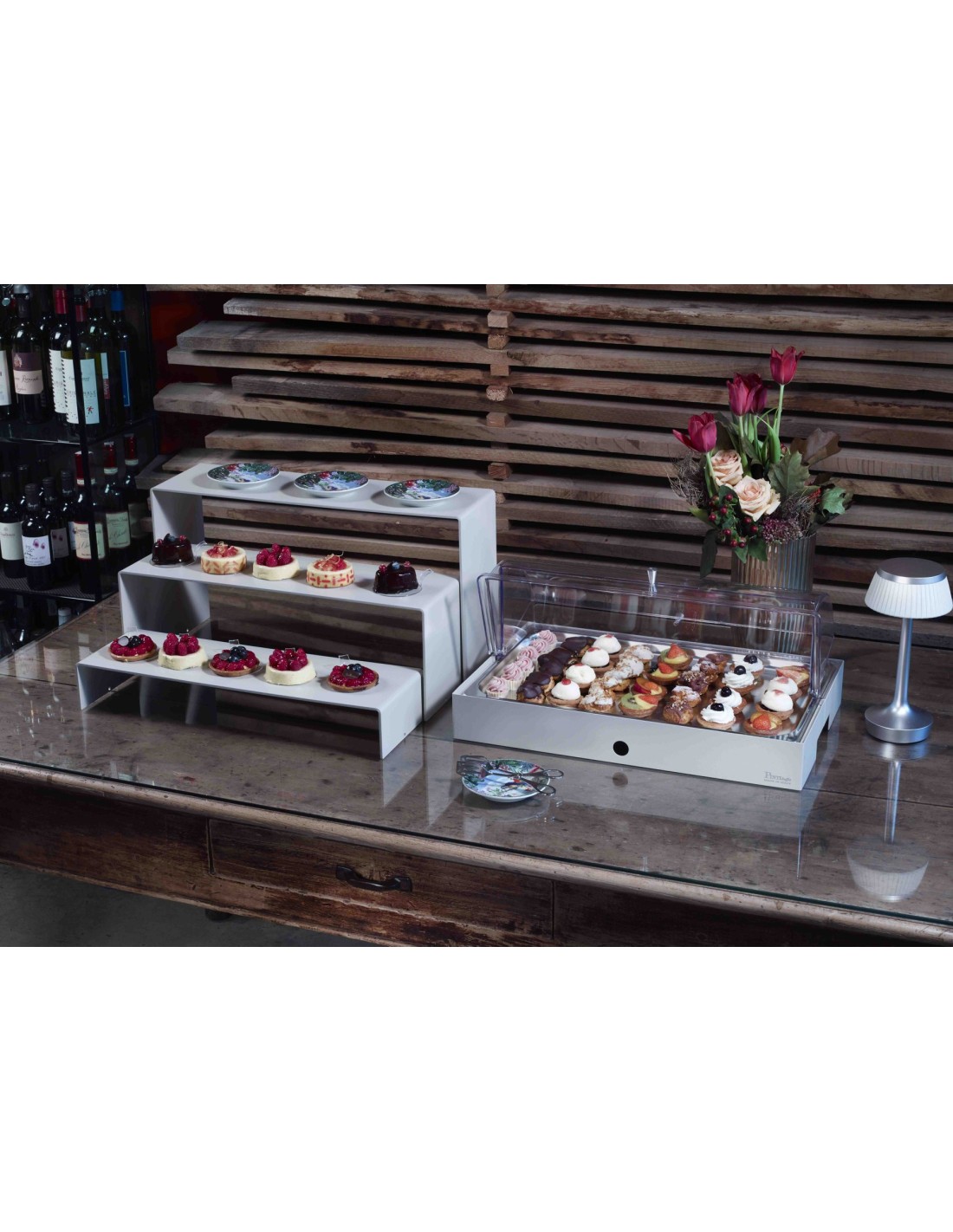 CALEIDO: vendita online ALZATA BASSABURRO CALEIDO 8,5 CM IN ACCIAIO PINTINOX in offerta