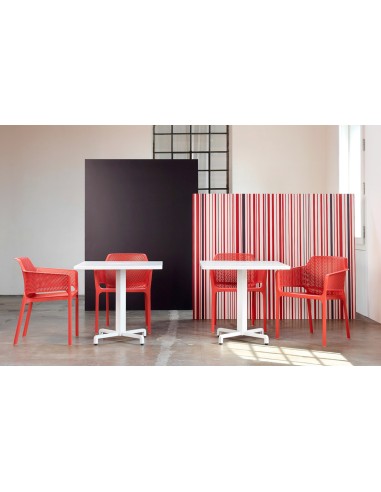 BASI TAVOLO: vendita online BASE TAVOLO FIORE 47,5X47,5X72H VERNICIATO ANTRACITE in offerta