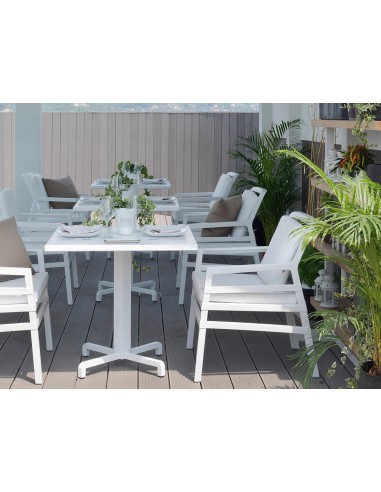 BASI TAVOLO: vendita online BASE TAVOLO FIORE 47,5X47,5X72H VERNICIATO ANTRACITE in offerta
