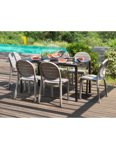 SEDIE - POLTRONE: vendita online ERICA SEDIA 54,5X50,5X86H BIANCO PANN.TORTORA in offerta
