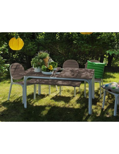 SEDIE - POLTRONE: vendita online ERICA SEDIA 54,5X50,5X86H BIANCO PANN.TORTORA in offerta