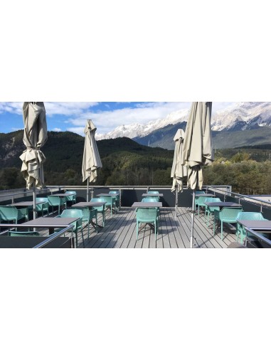 TAVOLI: vendita online TAVOLO CLIP NARDI AGAVE 80 X 80 ALTEZZA 75 CM IN RESINA FIBERGLASS in offerta