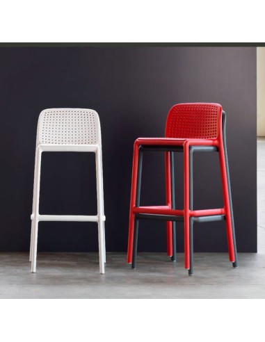 SGABELLI: vendita online LIDO SGABELLO 49X51X97H ANTRACITE in offerta