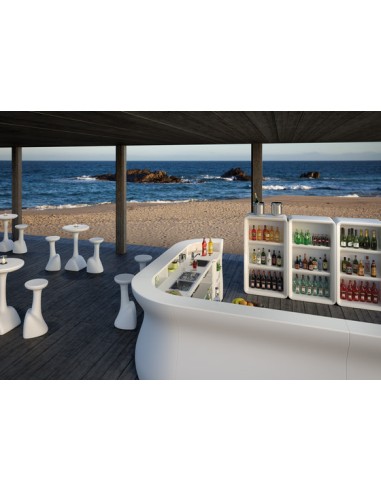 DRINK STATION-POSTAZIONI BAR: vendita online ANGOLO PER BANCONE BAR NEUTRO CORNER BARTOLOMEO PLUST CM.75X75X110H in offerta