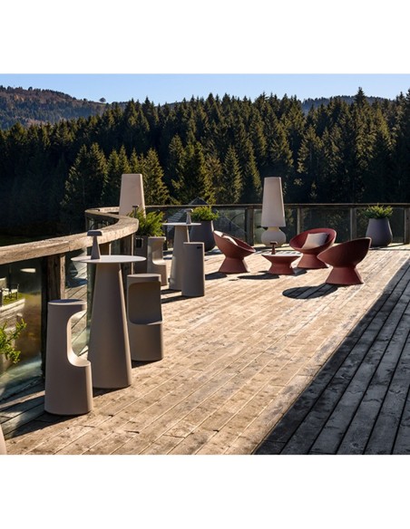 SGABELLI: vendita online SGABELLO FURA NERO PERLA INDOOR /OUTDOOR H.75CM in offerta
