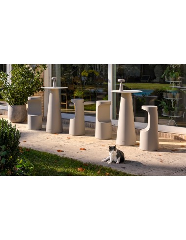 BASI TAVOLO: vendita online BASE TAVOLO FURA HIGH ALTEZZA 97 CM NERO PERLA PLUST IN POLIPROPILENE in offerta