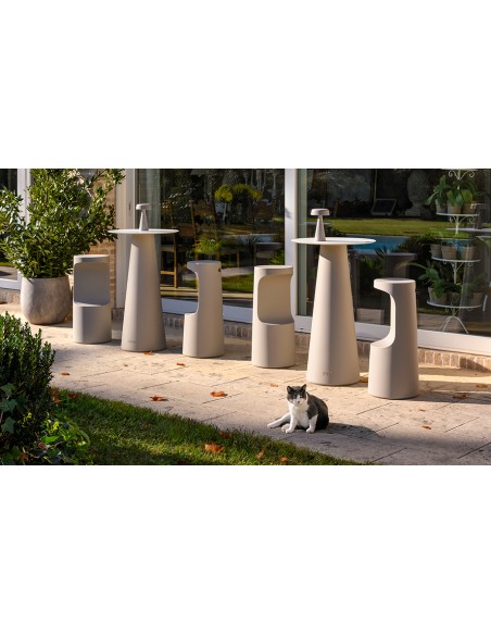 BASI TAVOLO: vendita online BASE TAVOLO FURA HIGH ALTEZZA 97 CM NERO PERLA PLUST IN POLIPROPILENE in offerta