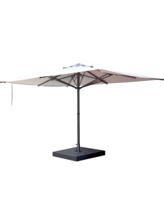 OMBRELLONI: vendita online OMBRELLONE 6X6 ECRU' PLATINO MEDIUM 2.1 TELO CORTI NOVOSOL CON VELCRO (NO BASE) in offerta