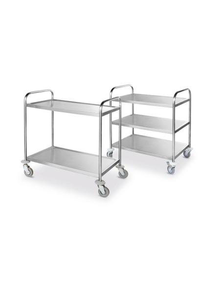 CARRELLI: vendita online CARRELLO PORTAVIVANDE 3 PIANI CM.91X59X95H INOX HENDI in offerta