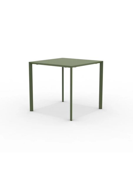 TAVOLI: vendita online TAVOLO FOX CM.80X80 H.75 VERDE MENTA IMPILABILE AUTOLIVELLANTE VERMOBIL in offerta