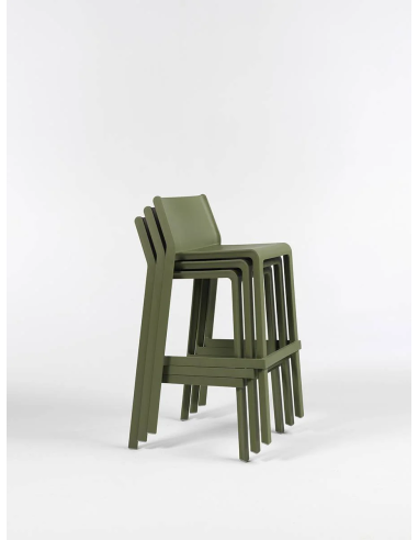 SGABELLI: vendita online TRILL STOOL SGABELLO BIANCO H.76CM in offerta