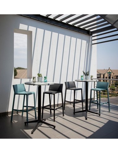 SGABELLI: vendita online TRILL STOOL SGABELLO BIANCO H.76CM in offerta