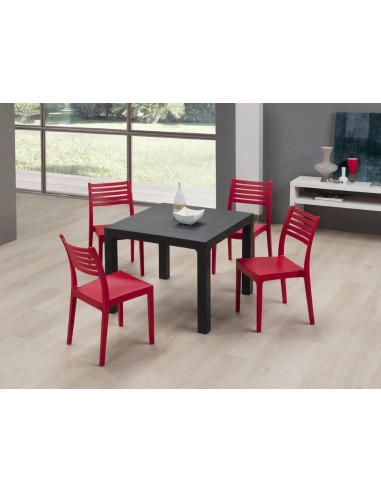 TAVOLI: vendita online TAVOLO ARES IN PLASTICA CM 70X70 ESPRESSO ARETA in offerta