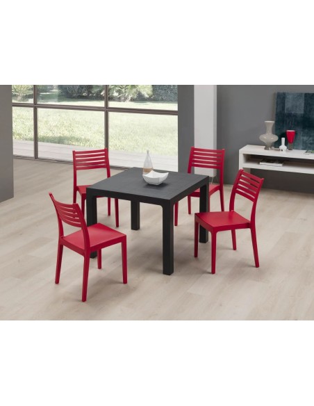 TAVOLI: vendita online TAVOLO ARES IN PLASTICA CM 70X70 ESPRESSO ARETA in offerta