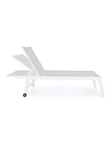 SDRAIO-LETTINI: vendita online LETTINO HILDE BIANCO CON RUOTE CLOUD CM.65X200X102 in offerta