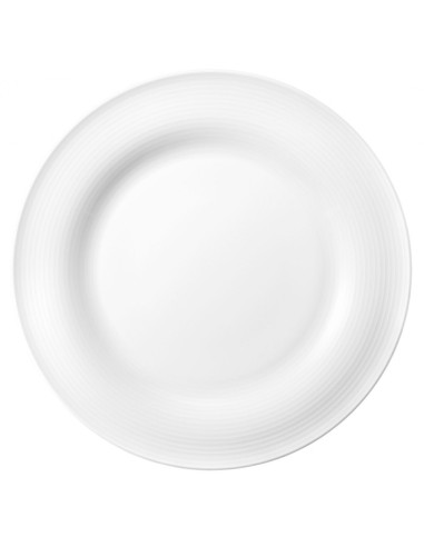 PIATTI: vendita online PIATTO PIANO BLUES CM.21,5 SELTMANN PORCELLANA BIANCO in offerta
