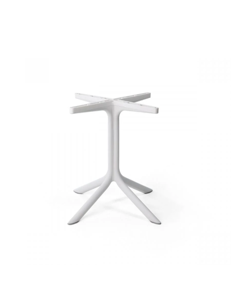 BASI TAVOLO: vendita online BASE TAVOLO CLIP NARDI 54 X 54 X ALTEZZA 74,5 CM BIANCO IN POLIPROPILENE in offerta