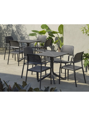 BASI TAVOLO: vendita online BASE TAVOLO CLIP NARDI 54 X 54 X ALTEZZA 74,5 CM AGAVE IN POLIPROPILENE in offerta