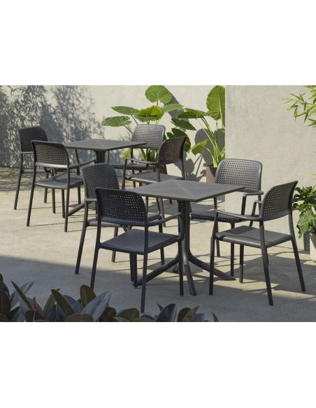 BASI TAVOLO: vendita online BASE TAVOLO CLIP NARDI 54 X 54 X ALTEZZA 74,5 CM AGAVE IN POLIPROPILENE in offerta