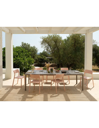 SEDIE - POLTRONE: vendita online TRILL SEDIA BISTROT CM.50X51,5X82,5H ROSA BOUQUET in offerta