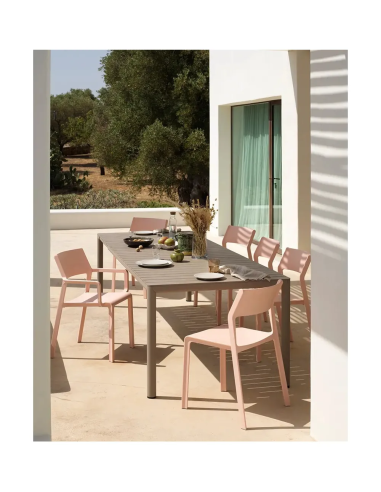 SEDIE - POLTRONE: vendita online TRILL SEDIA BISTROT CM.50X51,5X82,5H ROSA BOUQUET in offerta