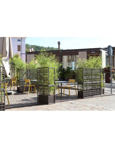 PARAVENTI-SEPARE': vendita online SIPARIO 2 FIORIERA TERRA CM.70,3X35X140,6H in offerta