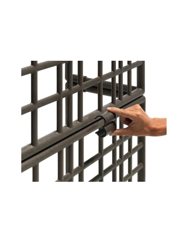 PARAVENTI-SEPARE': vendita online SIPARIO 2 FIORIERA TERRA CM.70,3X35X140,6H in offerta